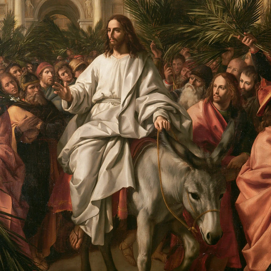 Jesus Enters Jerusalem – Florentine Renaissance · Square no. 6