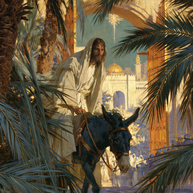 Jesus Enters Jerusalem – Symbolist · Square no. 4