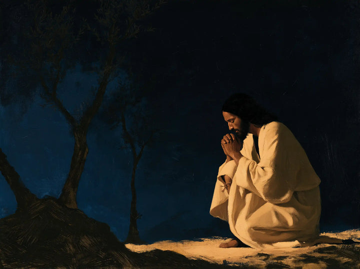Jesus in Gethsemane - Contemporary Minimalism · Landscape n° 5