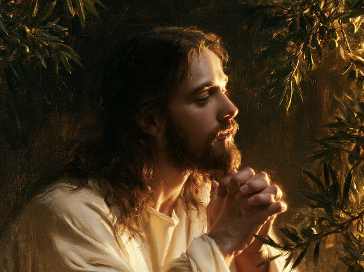 Jesus in Gethsemane — Silence Resting upon the Lips