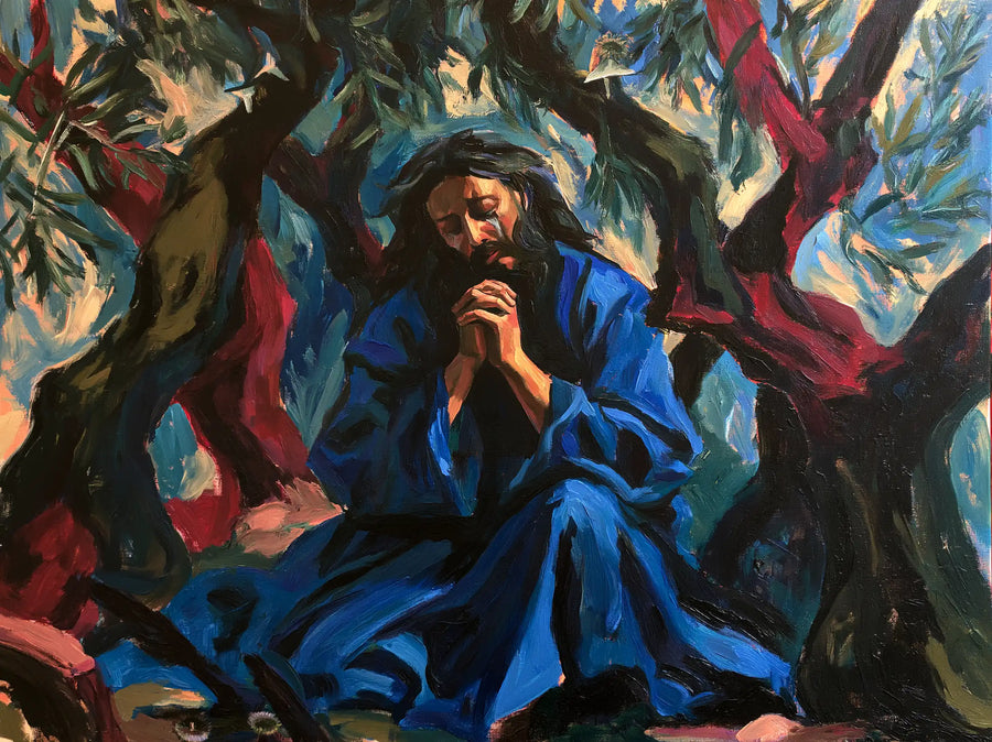 Jesus in Gethsemane - Expressionist · Landscape n° 2