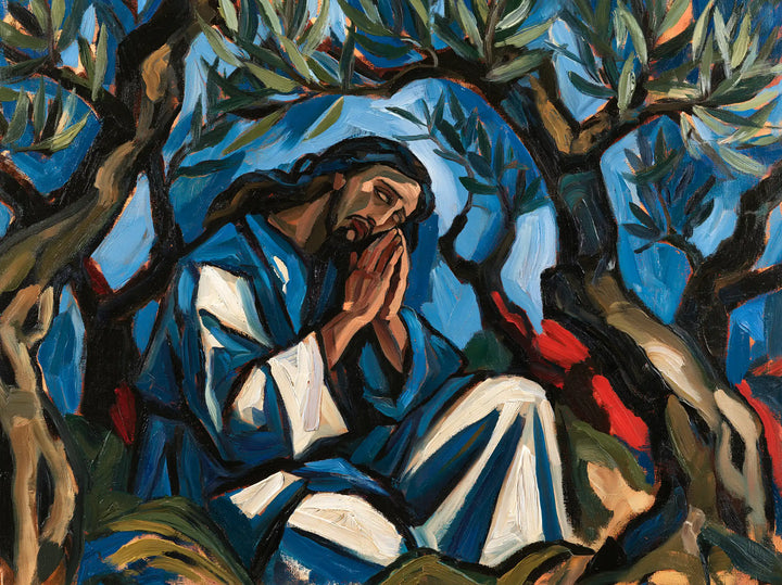Jesus in Gethsemane - Expressionist · Landscape n° 6