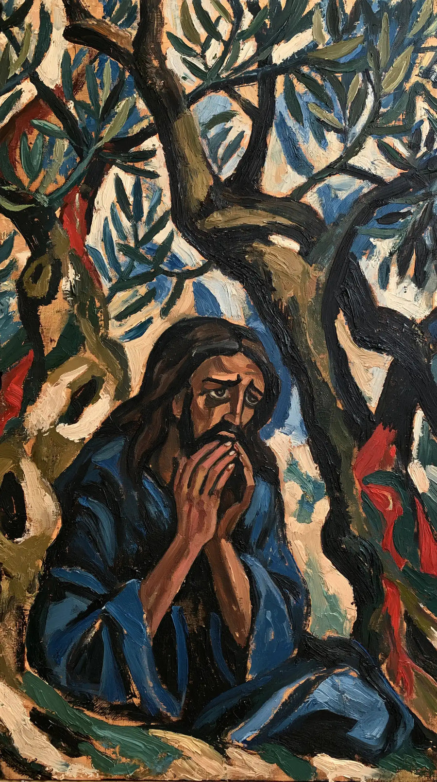 Jesus in Gethsemane - Expressionist · Portrait n° 1