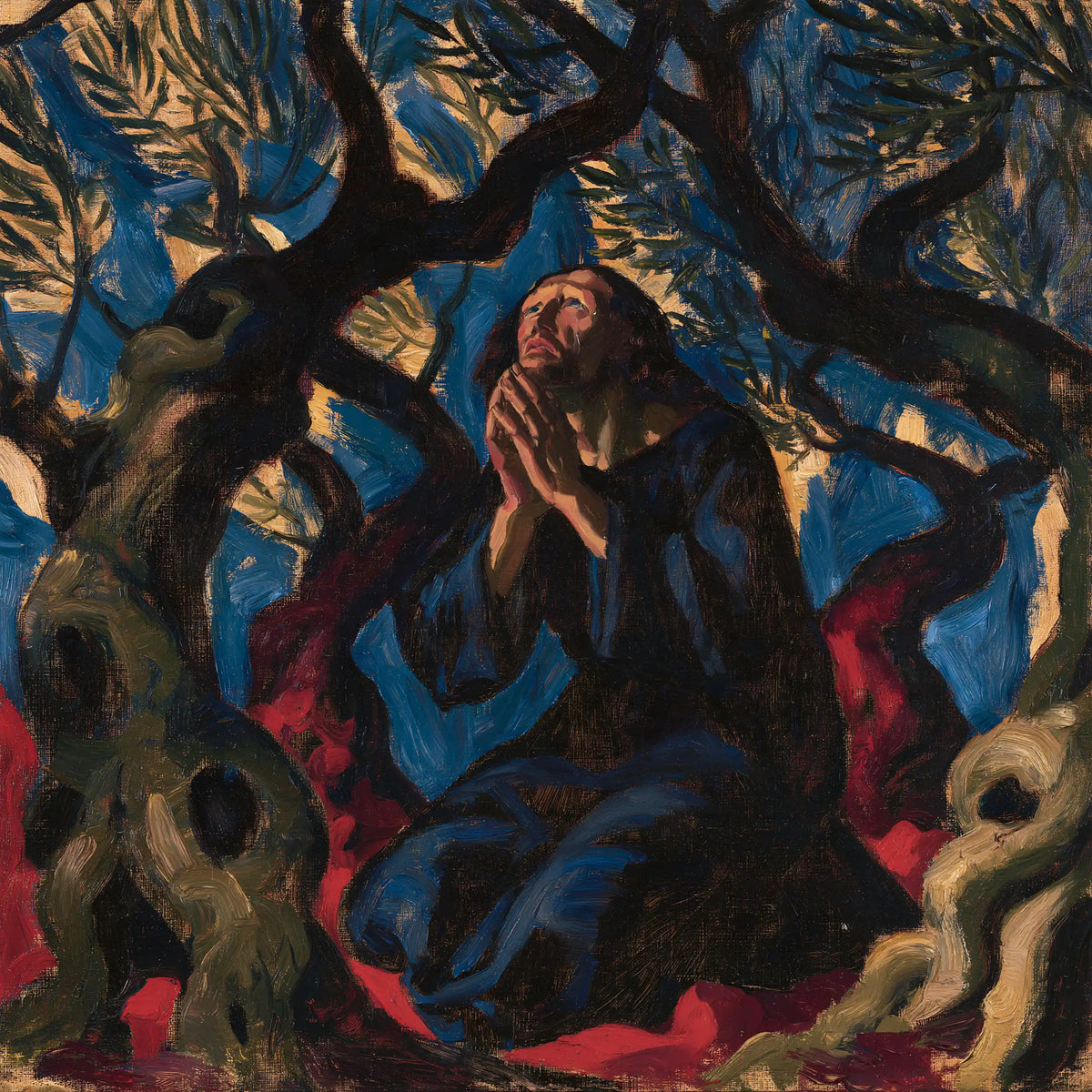 Jesus in Gethsemane - Expressionist · Square n° 5