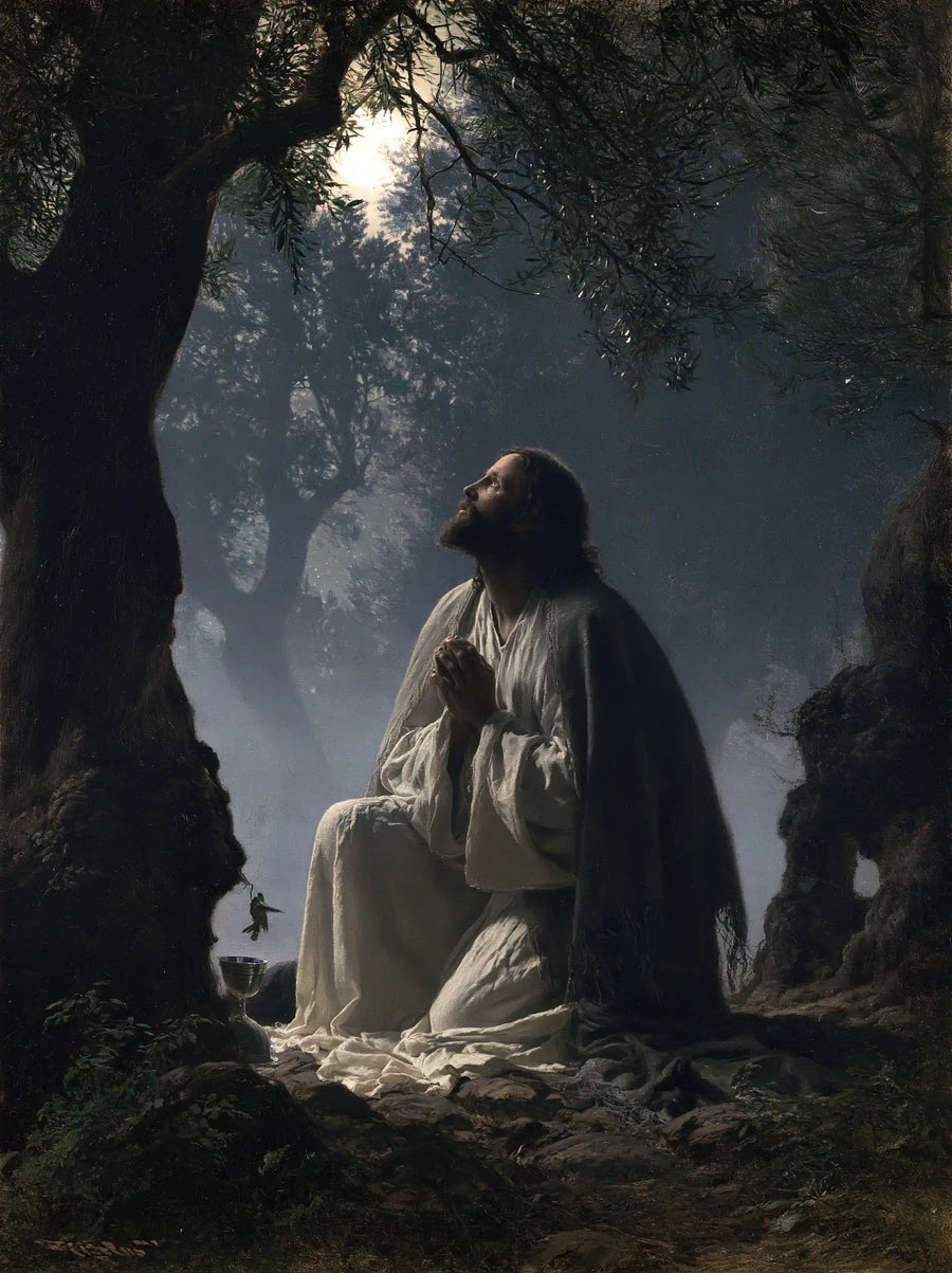 Jesus in Gethsemane - Symbolist · Portrait n° 11