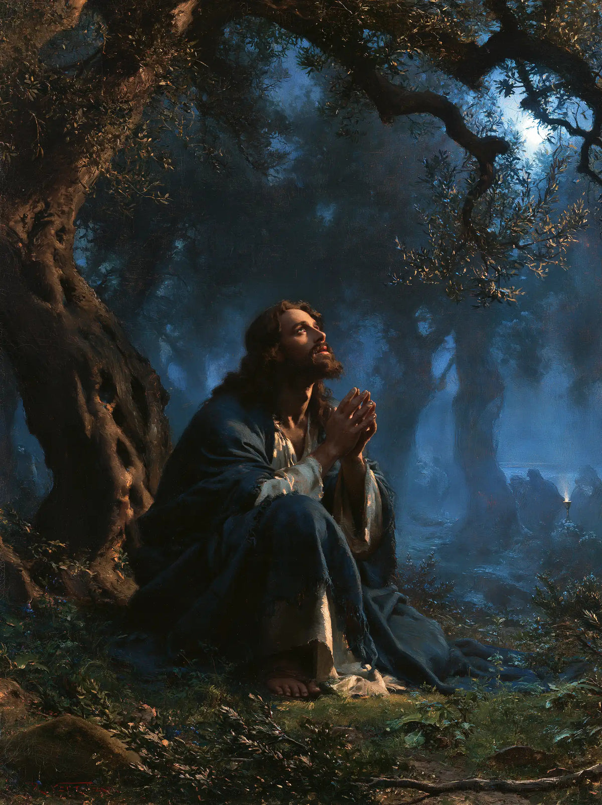 Jesus in Gethsemane — Prayer in the Depth of Dream