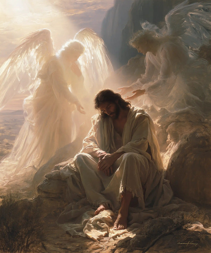 Jesus in the Desert - Angels After the Temptation · Portrait n° 39