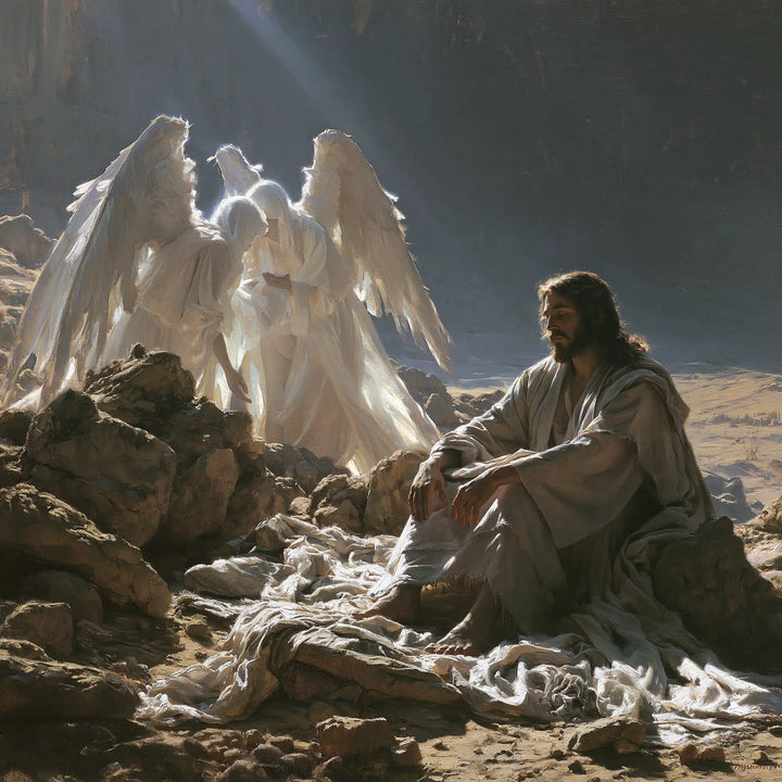 Jesus in the Desert — Whiteness Keeps Watch in the Grey Desert