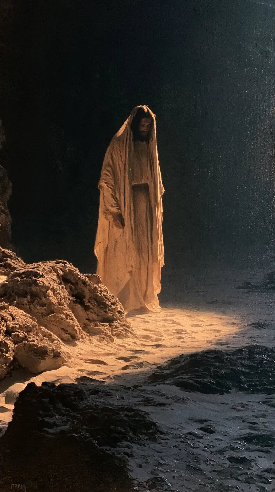 Jesus in the Desert - Christ as Divine Light · Portrait n° 4