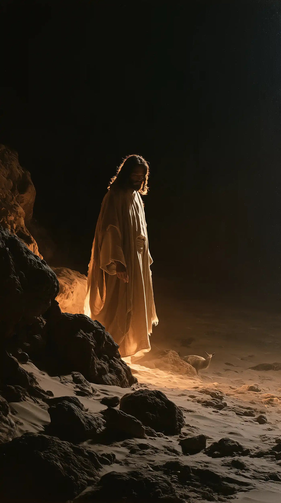 Jesus in the Desert - Christ as Divine Light · Portrait n° 10