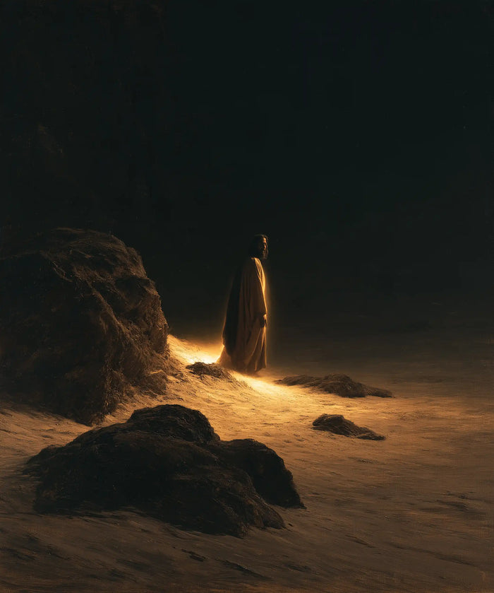 Jesus in the Desert — The Presence at the End of the Path of Light