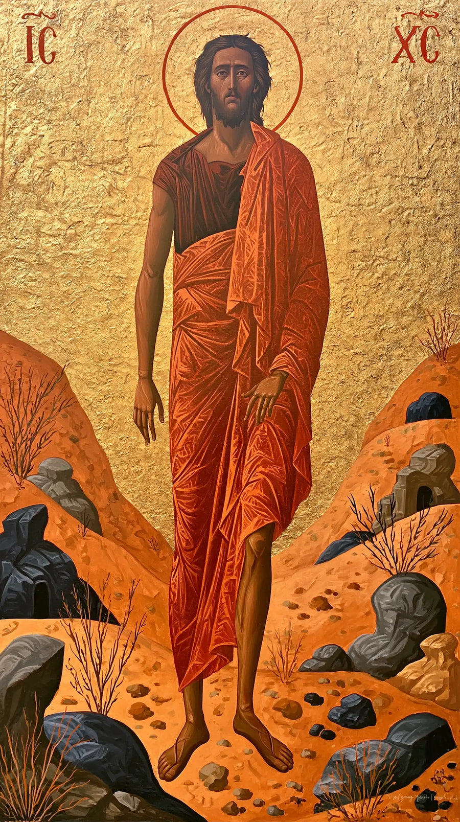 Jesus in the Desert - Contemporary Byzantine · Portrait n° 24