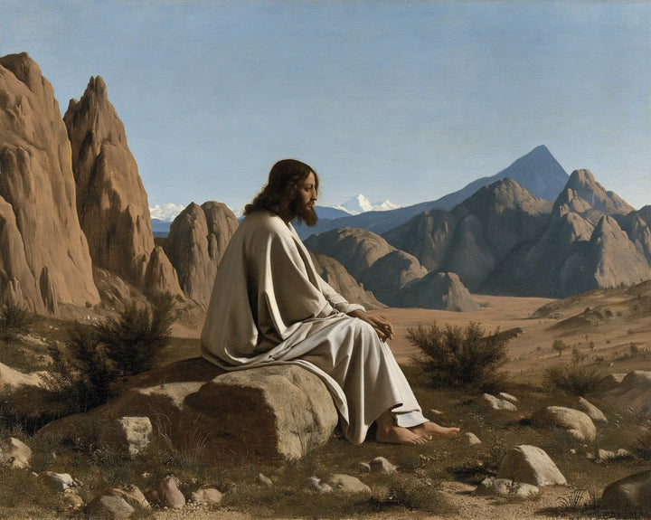 Jesus in the Desert — The Gaze Towards the Deserted Valley