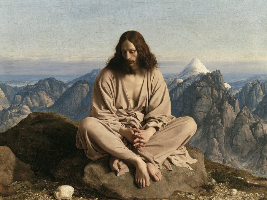 Jesus in the Desert - Florentine Renaissance · Landscape n° 11
