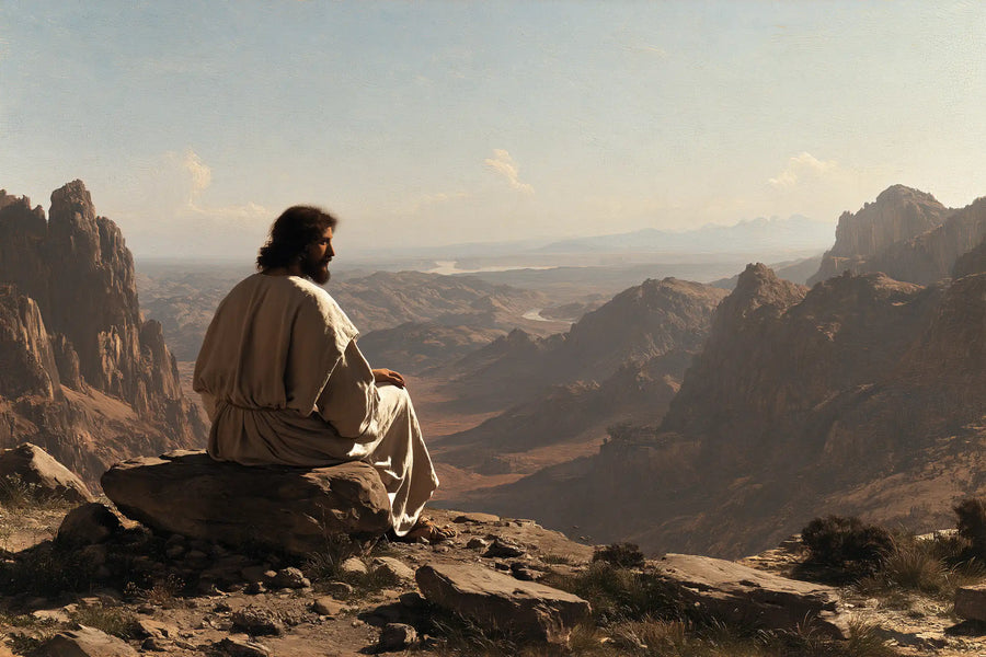 Jesus in the Desert - Florentine Renaissance · Landscape n° 15