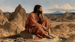 Jesus in the Desert — The Russet Robe at the Edge of Infinity