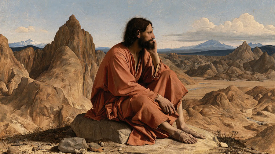 Jesus in the Desert - Florentine Renaissance · Landscape n° 20