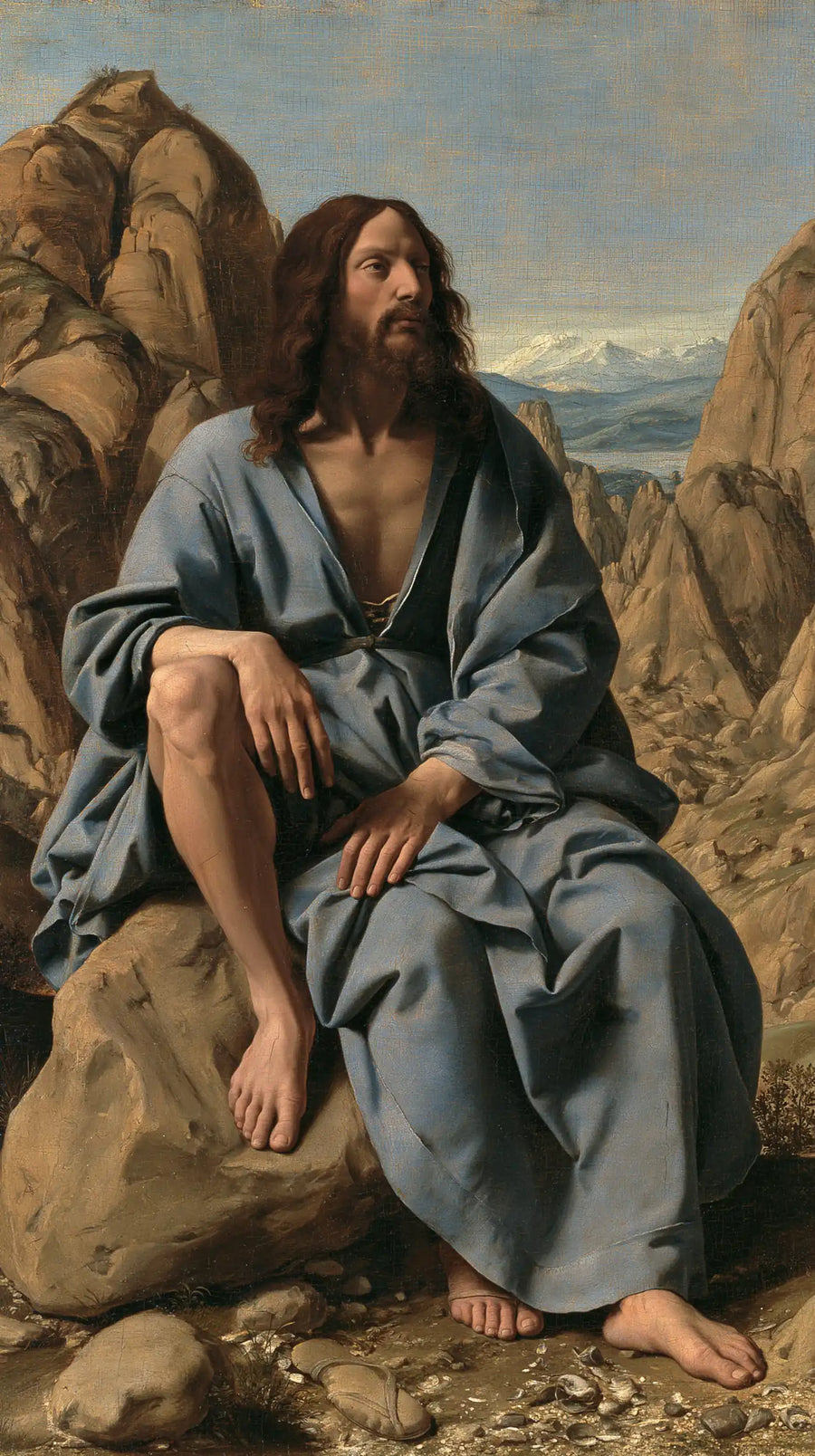 Jesus in the Desert - Florentine Renaissance · Portrait n° 9