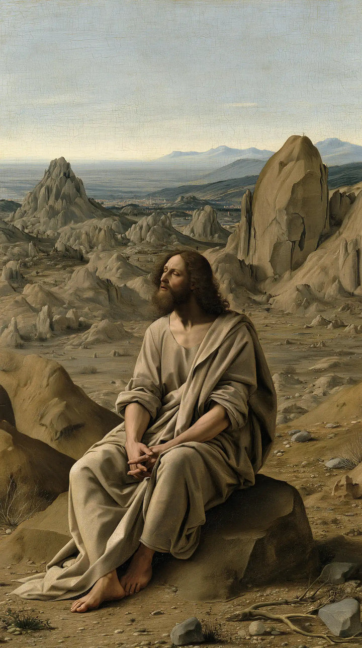 Jesus in the Desert - Florentine Renaissance · Portrait n° 15