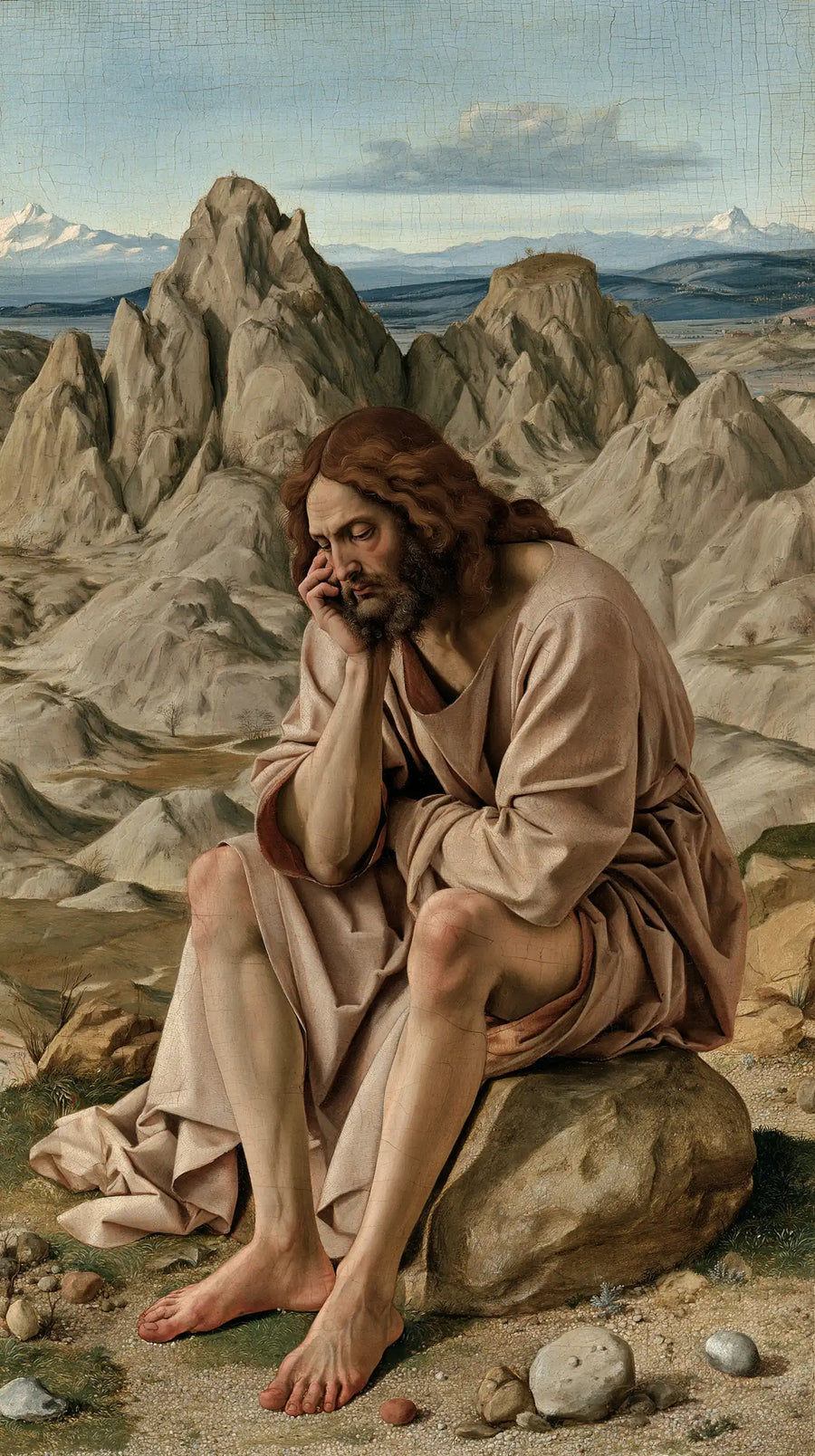 Jesus in the Desert - Florentine Renaissance · Portrait n° 23