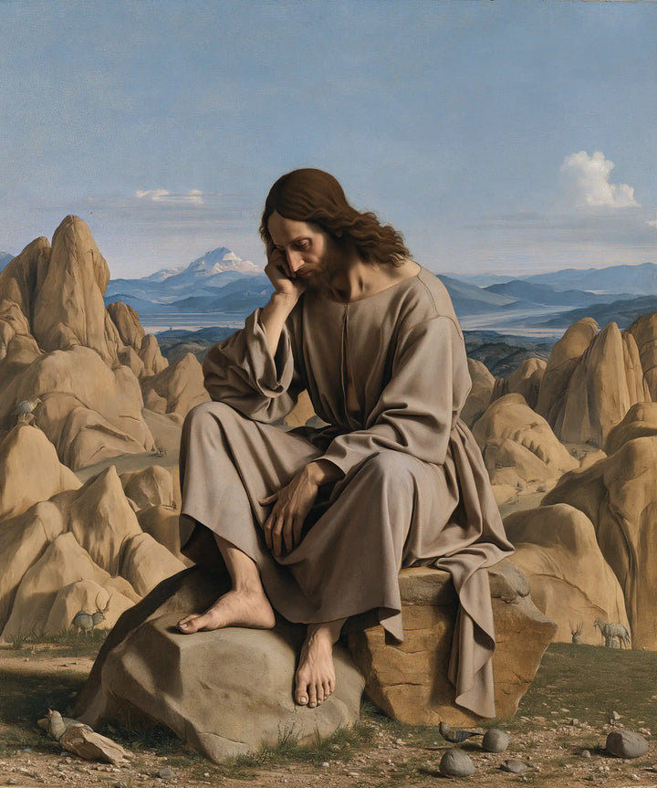 Jesus in the Desert - Florentine Renaissance · Portrait n° 42