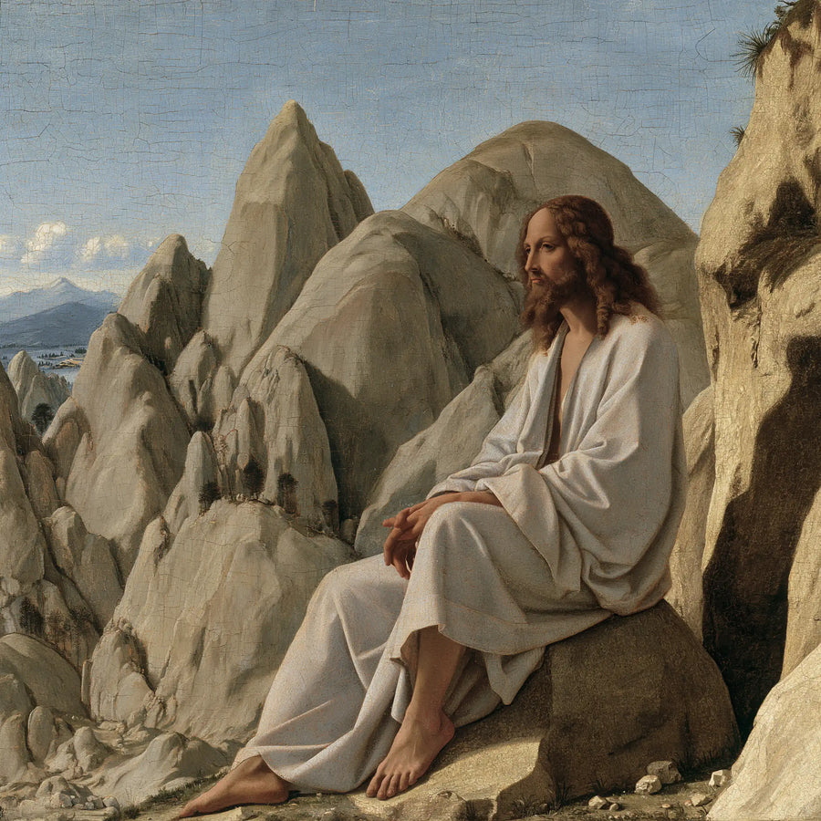 Jesus in the Desert - Florentine Renaissance · Square n° 1