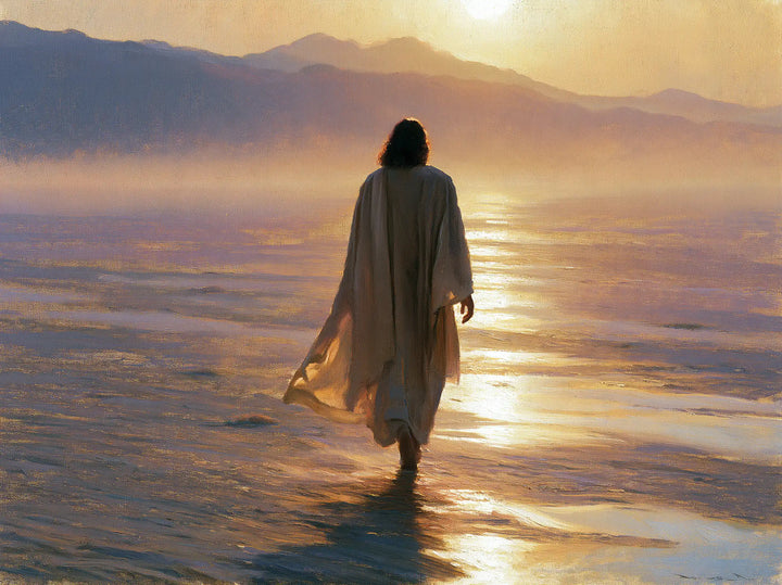 Jesus in the Desert - Impressionist · Landscape n° 9