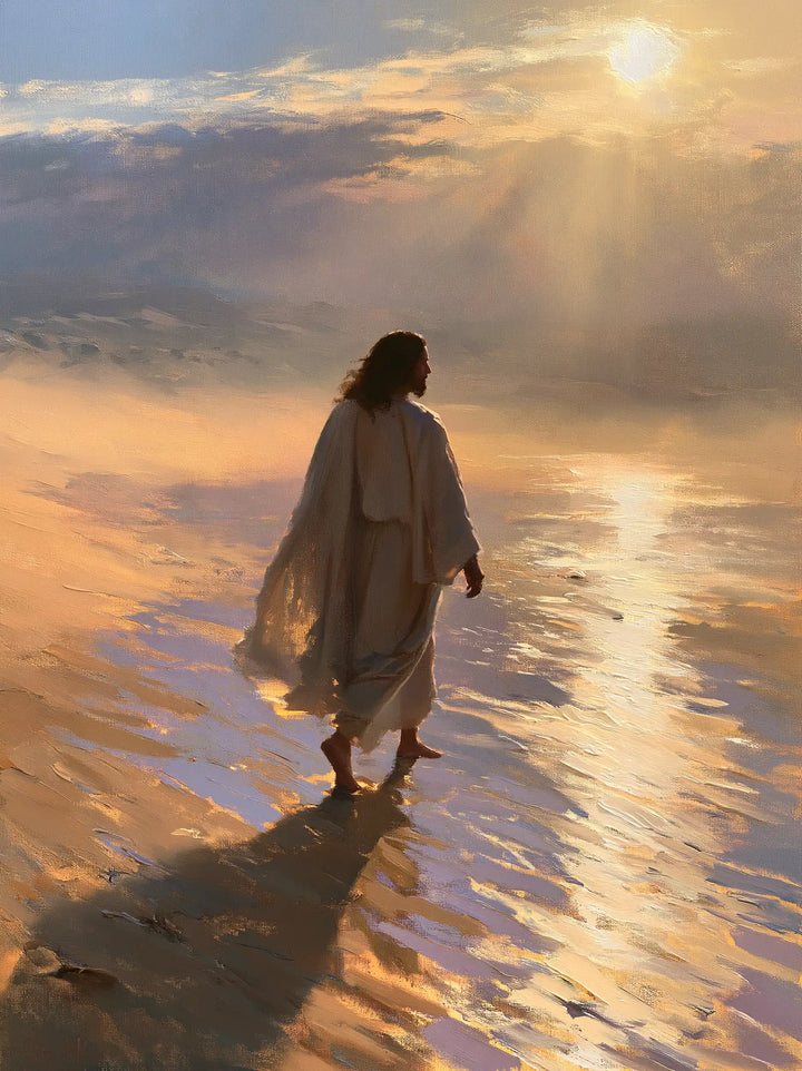 Jesus in the Desert — The Crossing of the Luminous Ribbon