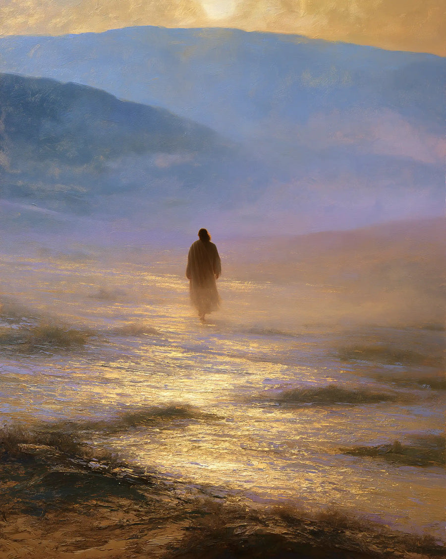 Jesus in the Desert - Impressionist · Portrait n° 23