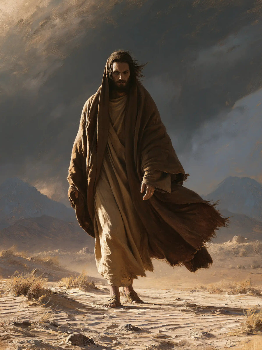 Jesus in the Desert - The Inner Struggle · Portrait n° 35