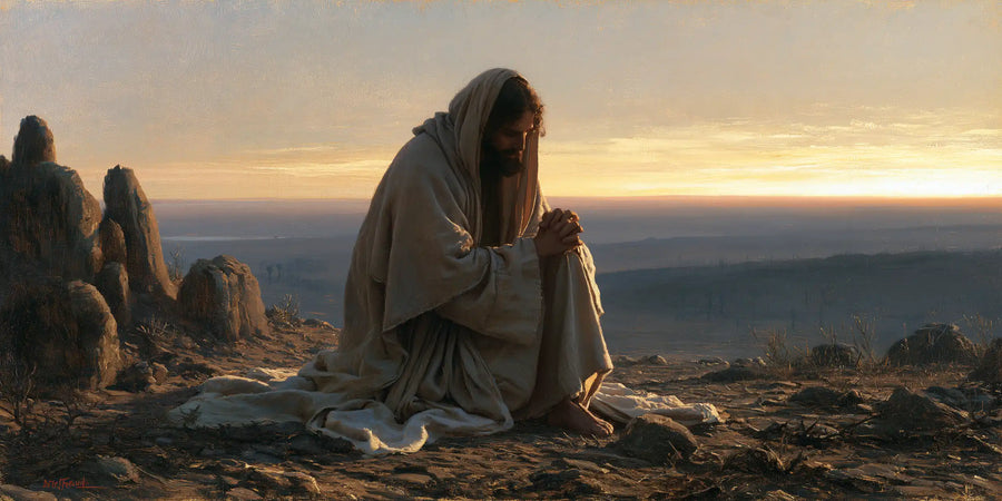 Jesus in the Desert - Jesus in Prayer · Landscape n° 24
