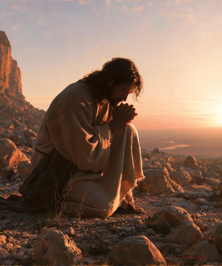 Jesus in the Desert - Jesus in Prayer · Portrait n° 43