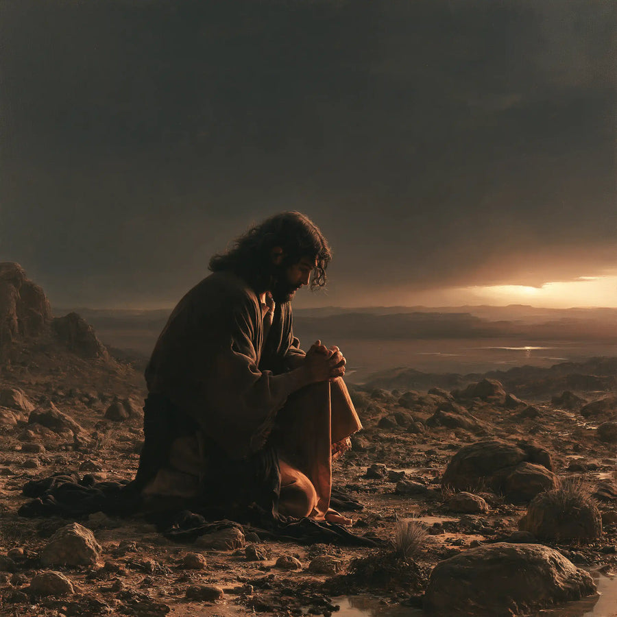 Jesus in the Desert - Jesus in Prayer · Square n° 1