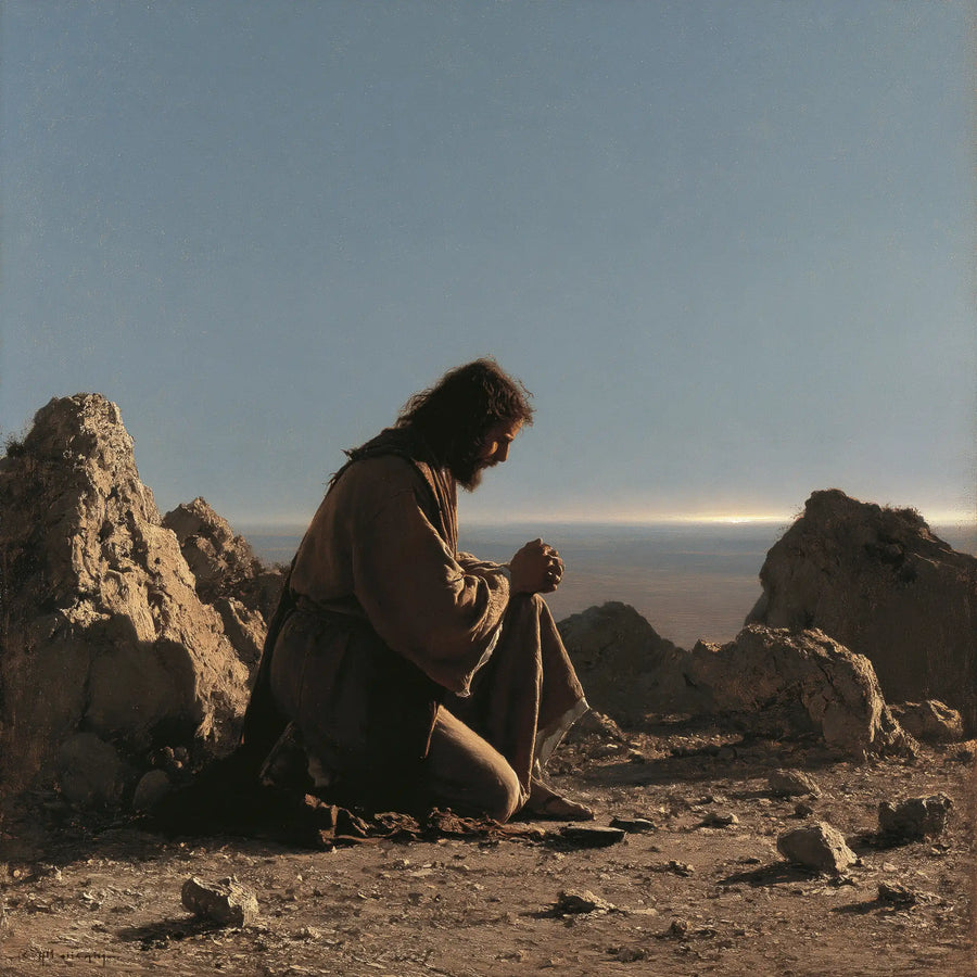Jesus in the Desert - Jesus in Prayer · Square n° 3