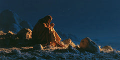 Jesus in the Desert — The Little Vigil in the Blue Immensity
