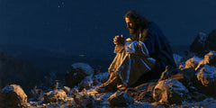 Jesus in the Desert — The Vigil upon Stones of Gold and Azure