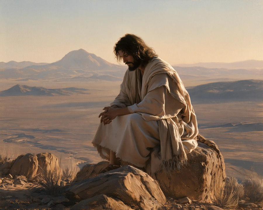Jesus in the Desert - The Silence of the Desert · Landscape n° 5