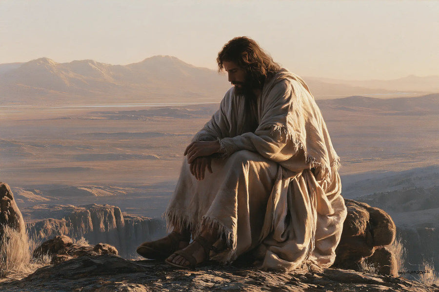 Jesus in the Desert - The Silence of the Desert · Landscape n° 13