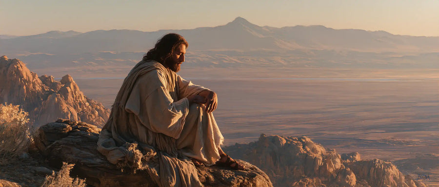 Jesus in the Desert - The Silence of the Desert · Landscape n° 24