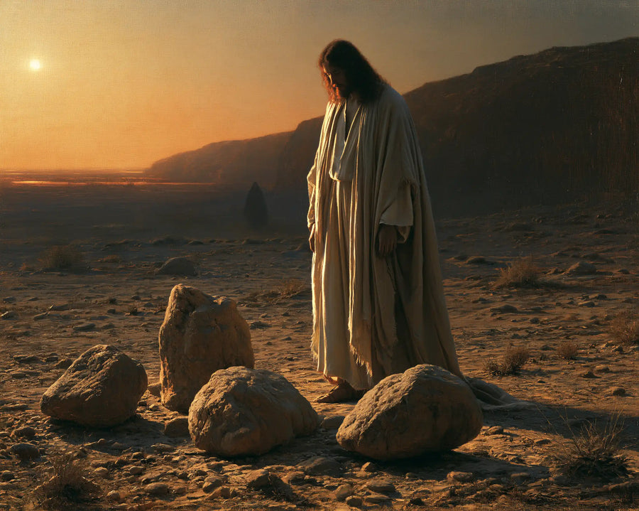 Jesus in the Desert - The Stones of Temptation · Landscape n° 6