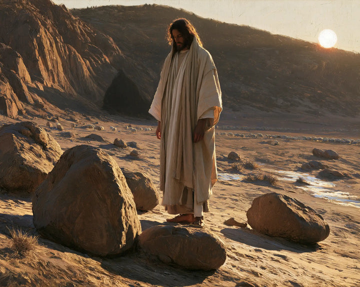 Jesus in the Desert - The Stones of Temptation · Landscape n° 8