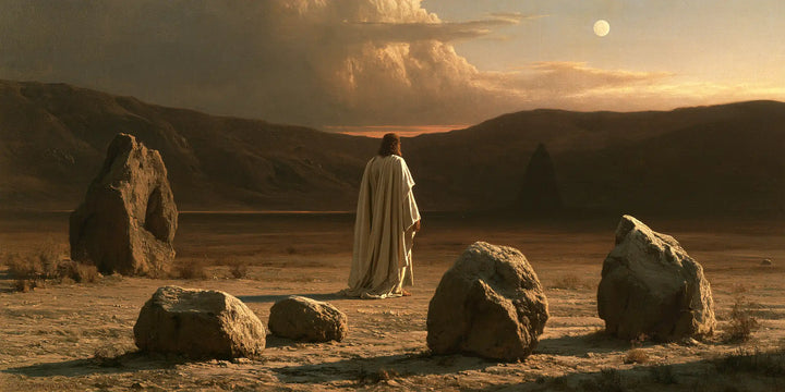 Jesus in the Desert - The Stones of Temptation · Landscape n° 21