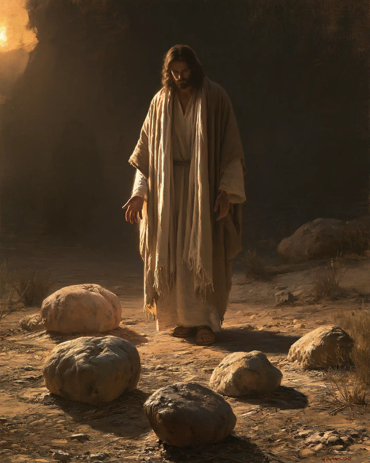Jesus in the Desert — A Presence in the Stones’ Clearing