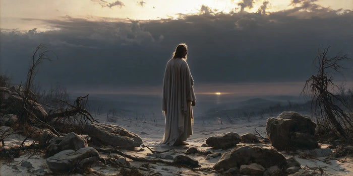 Jesus in the Desert — A Spark beyond the Blue Desert