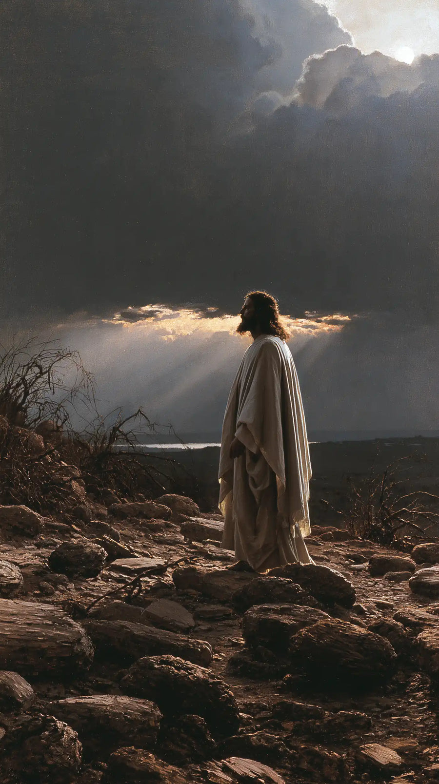 Jesus in the Desert - Symbolist · Portrait n° 9
