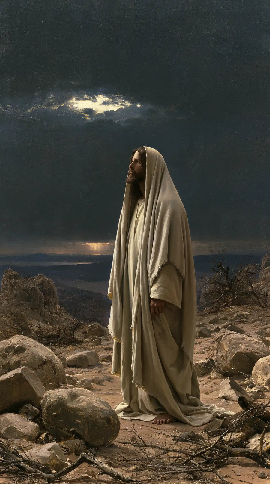 Jesus in the Desert - Symbolist · Portrait n° 11