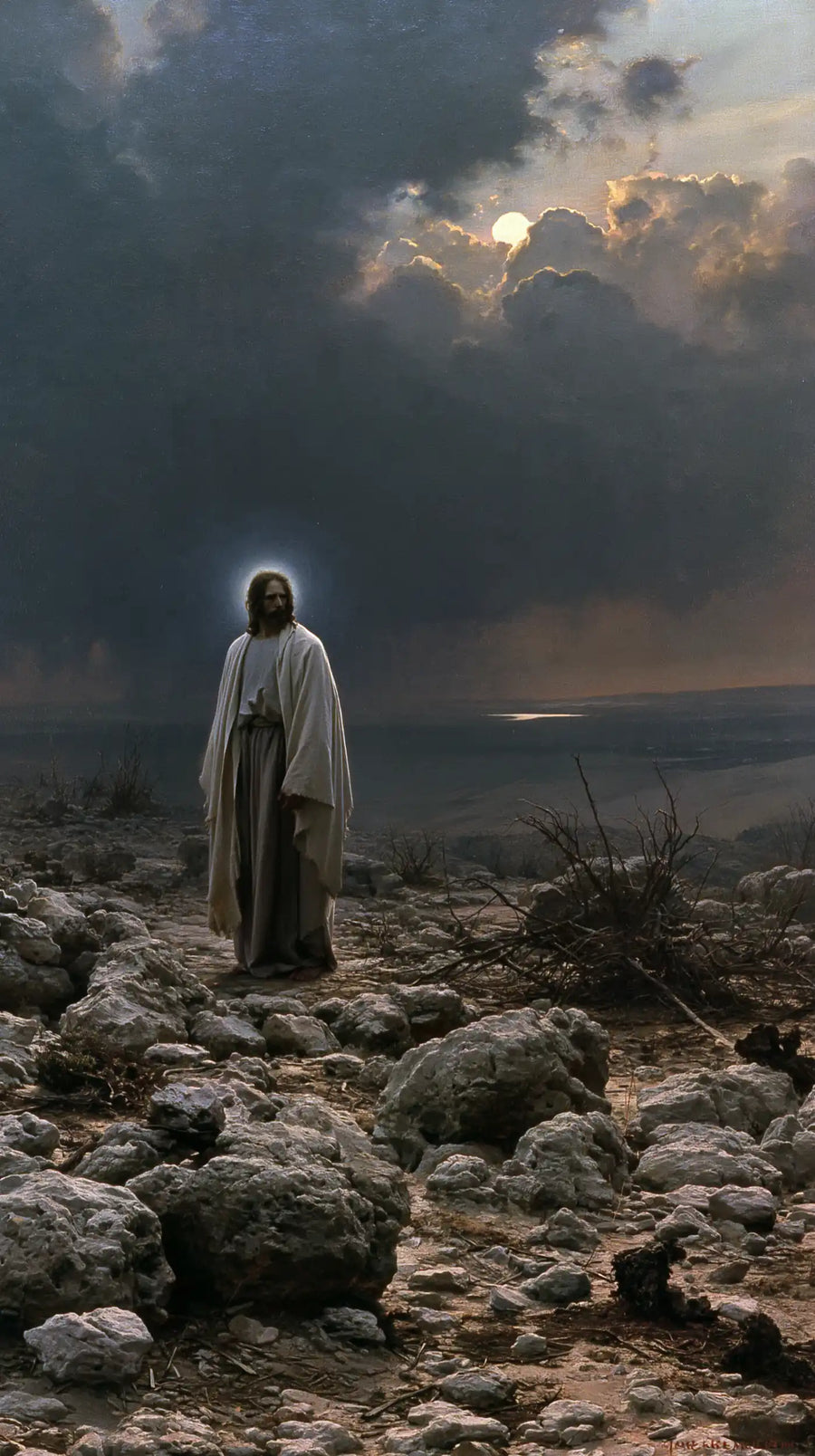 Jesus in the Desert - Symbolist · Portrait n° 15