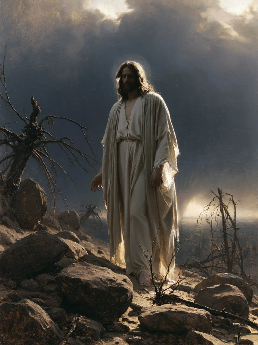 Jesus in the Desert - Symbolist · Portrait n° 31