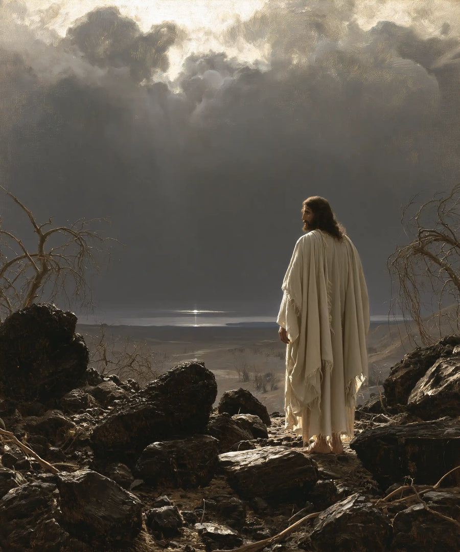 Jesus in the Desert - Symbolist · Portrait n° 39