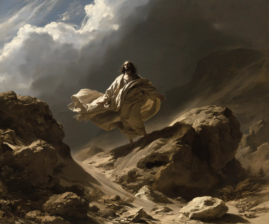 Jesus in the Desert - Theatrical Baroque · Landscape n° 2